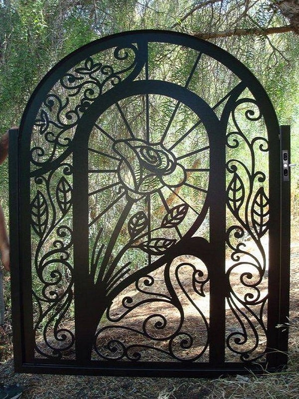 cửa cổng nhà vườn 5
